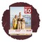 Dark Red Suede Mat Board for 30x40 Frames - Fits 28x38 Photos